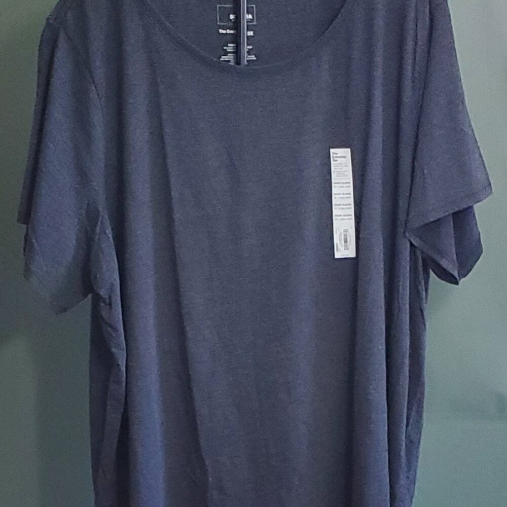 Sonoma Goods for Life Everyday Crewneck T-shirt Women's Plus Size 3X NWT Dk Gray